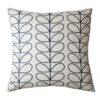 Orla Kiely Linear Stem Cushion, Whale, Small