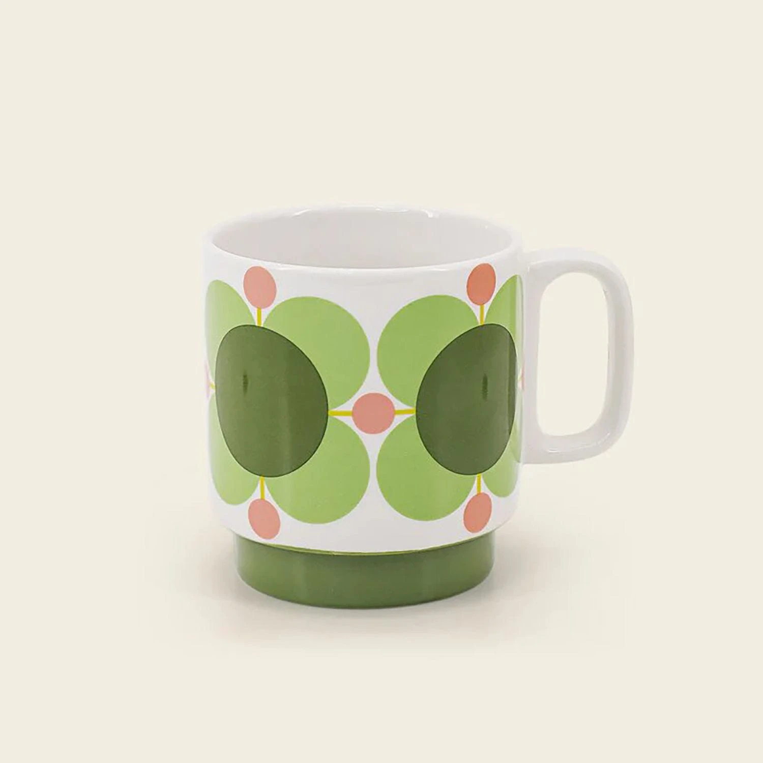 Orla Kiely Atomic Flower Mugs, Set Of 6 - Image 6