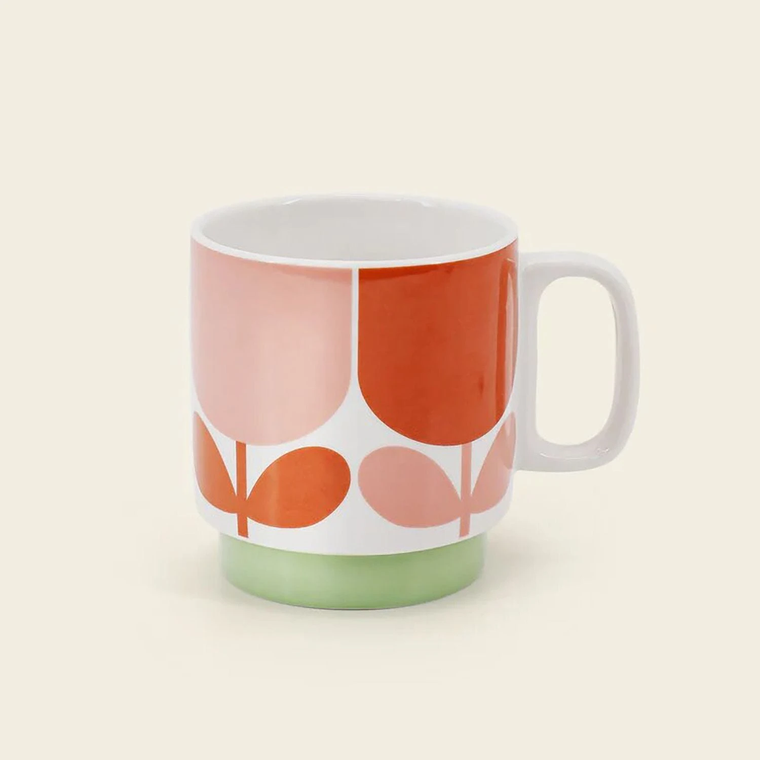 Orla Kiely Block Flower Mugs, Set Of 4 - Image 4