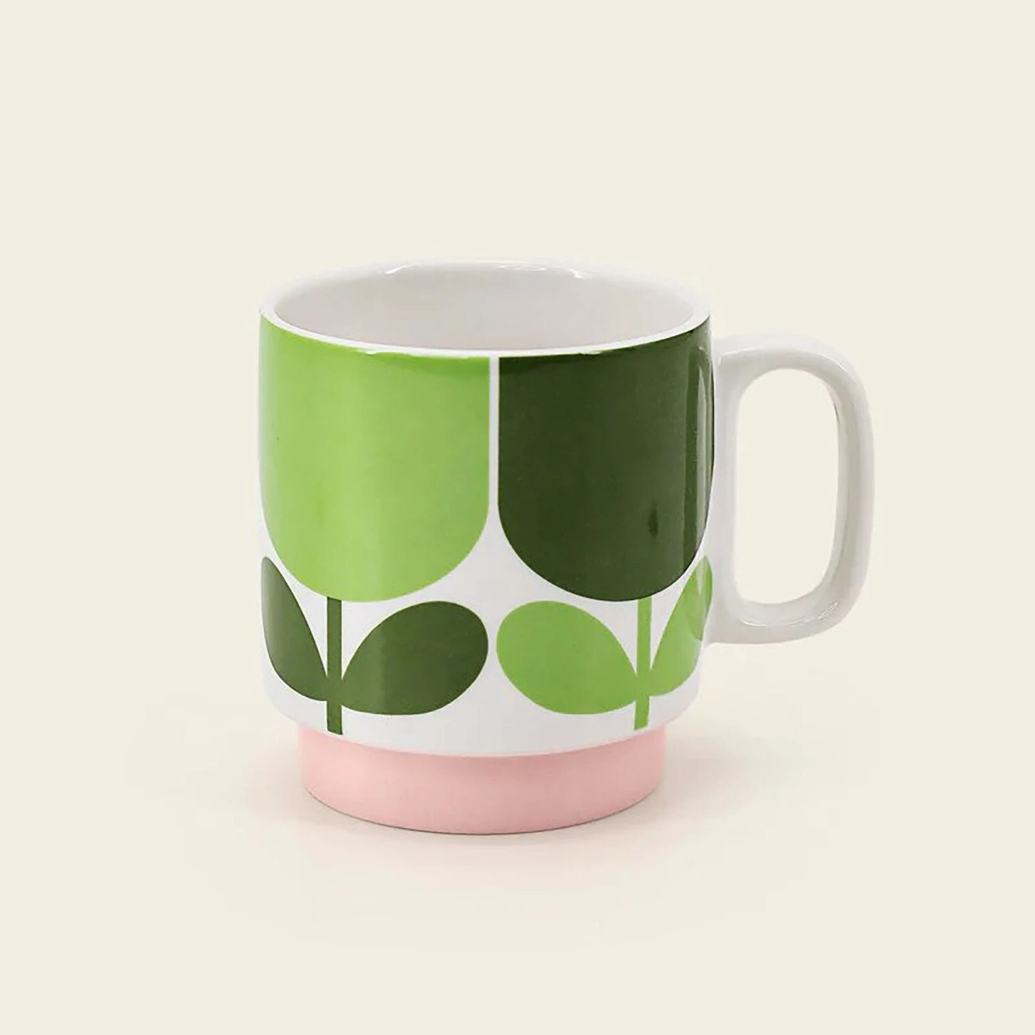 Orla Kiely Block Flower Mugs, Set Of 4 - Image 3