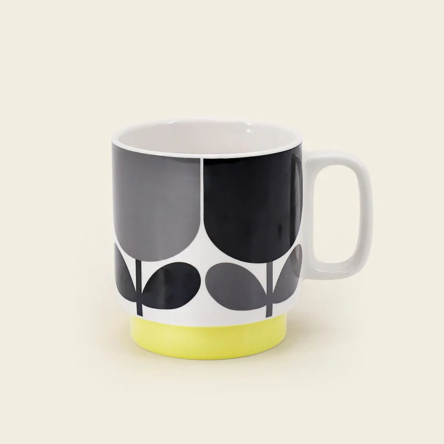 Orla Kiely Block Flower Mugs, Set Of 4
