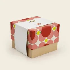 Orla Kiely Atomic Flower Ceramic Storage Jar, 750ml, Bubblegum