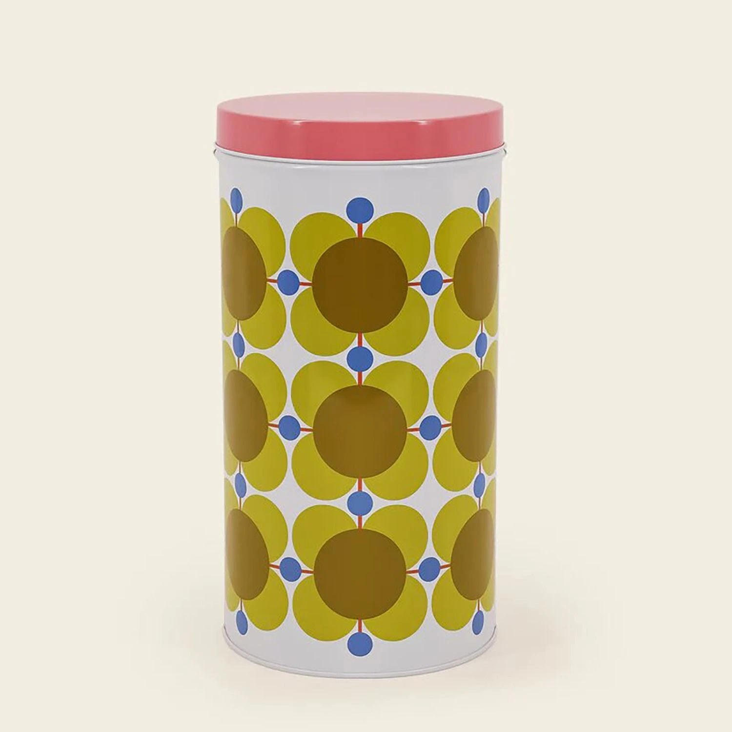 Orla Kiely Atomic Flower Nesting Cannister Tins, Set Of 3 - Image 3