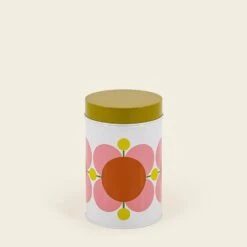 Orla Kiely Atomic Flower Nesting Cannister Tins, Set Of 3