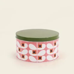 Orla Kiely Nesting Cake Tins, Set Of 3, Bubblegum & Basil