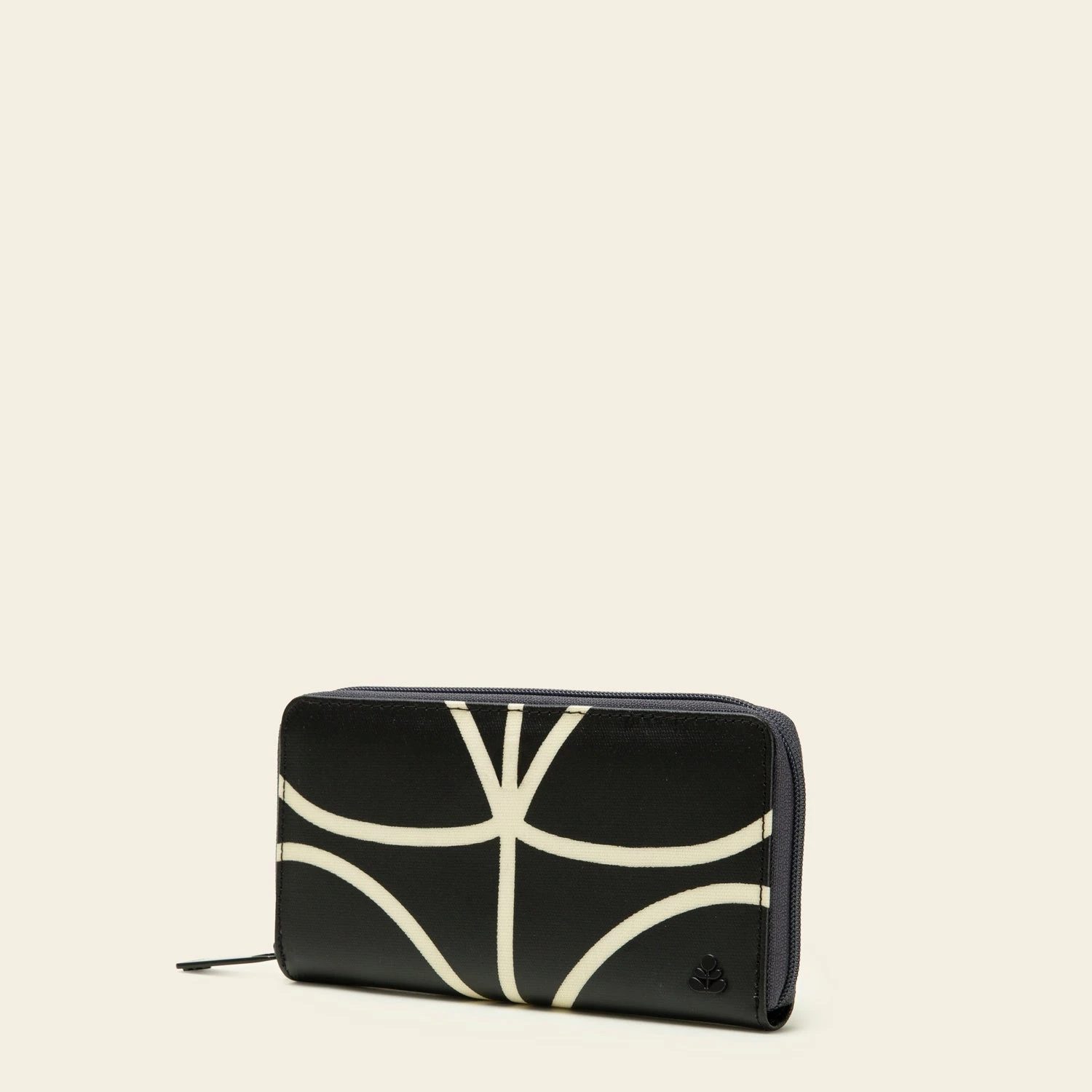 Forget Me Not Big Wallet - Linear Stem Liquorice - Image 2
