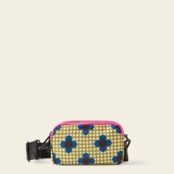 Tripod Crossbody - Flower Polka Dot Olive