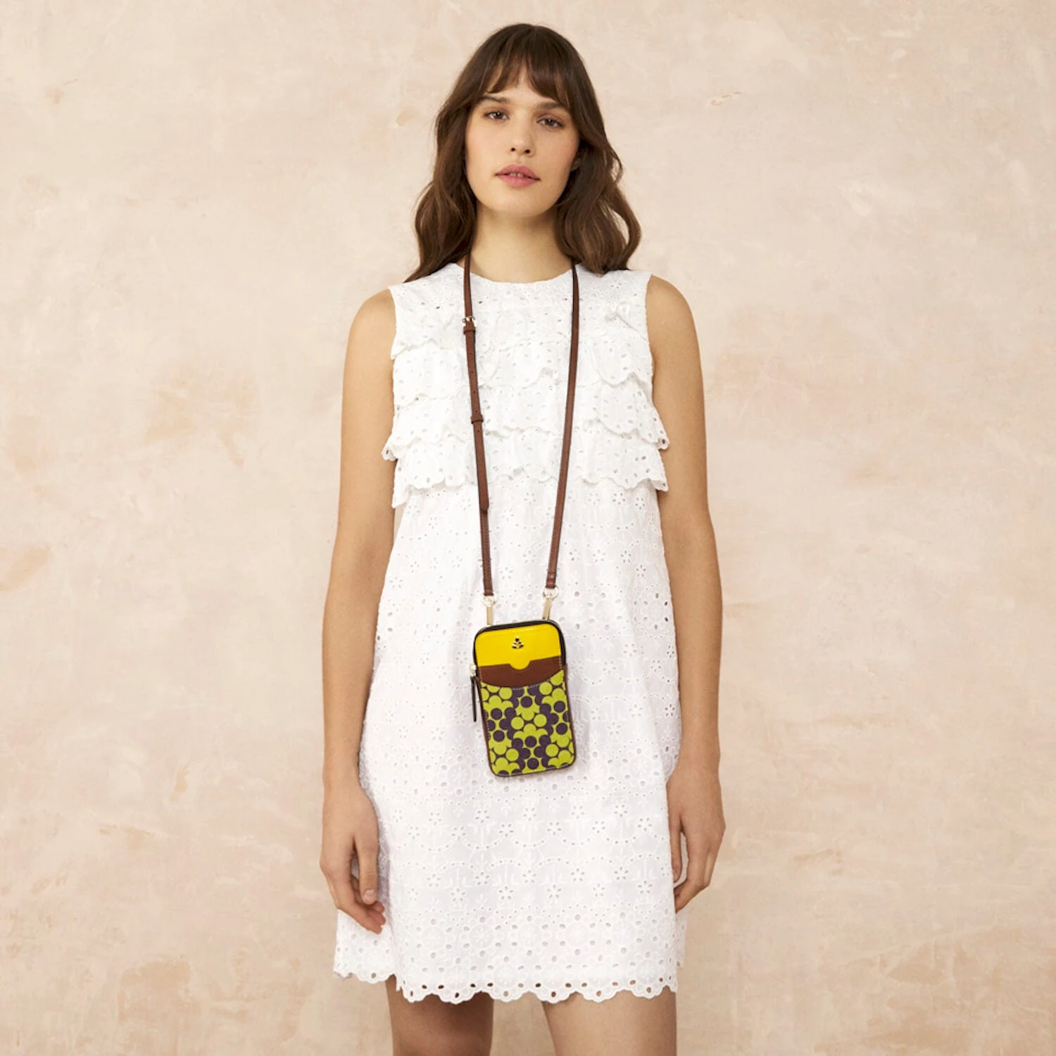 Ariel Phone Case - Purple Puzzle Flower - Image 2