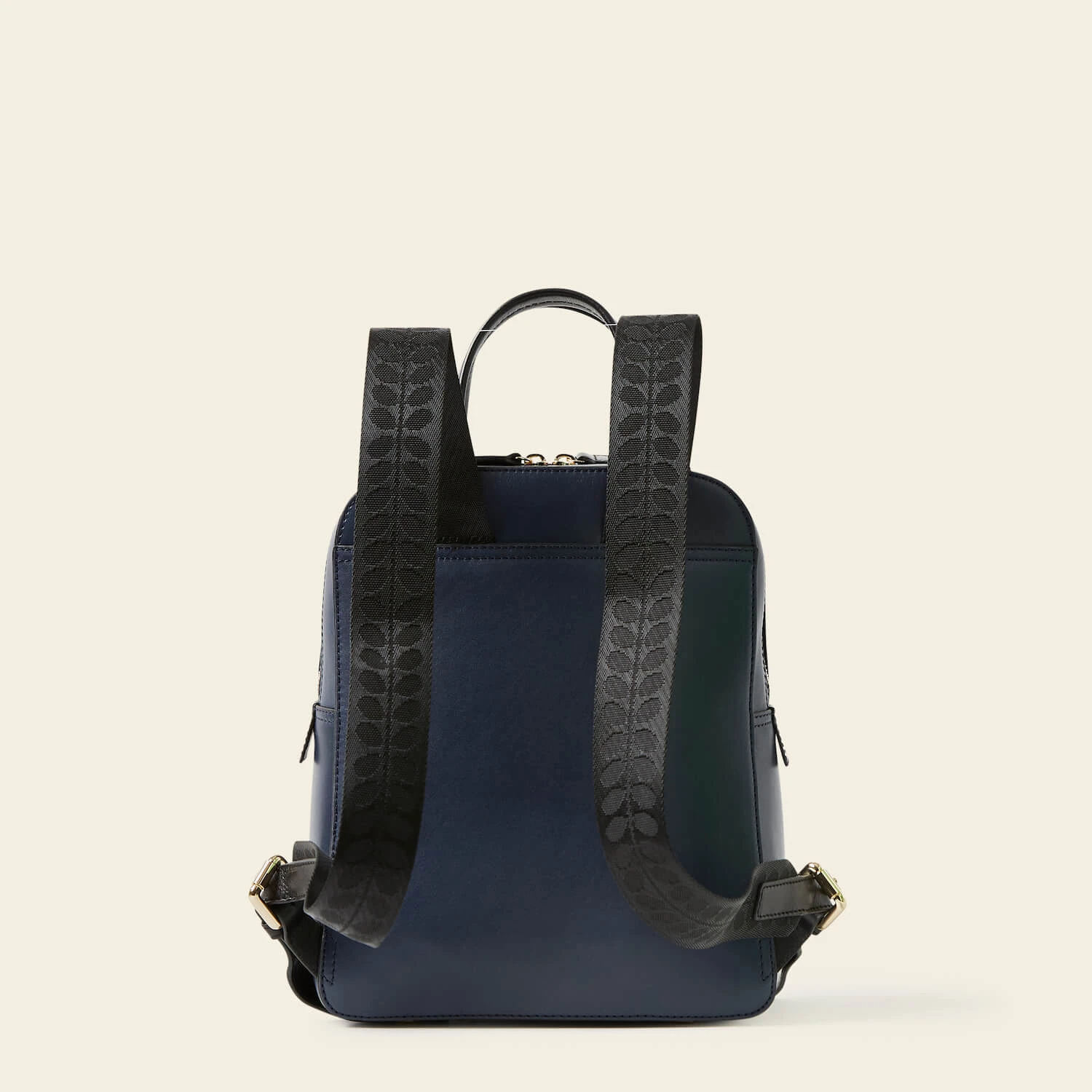 Emilia Petite Backpack - Navy Punched Flower - Image 4