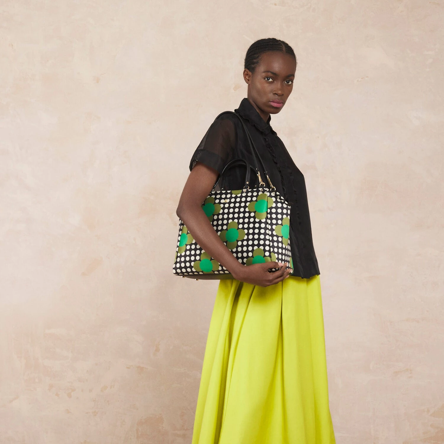 Opera Big Tote - Jewel Flower Polka Dot - Image 6