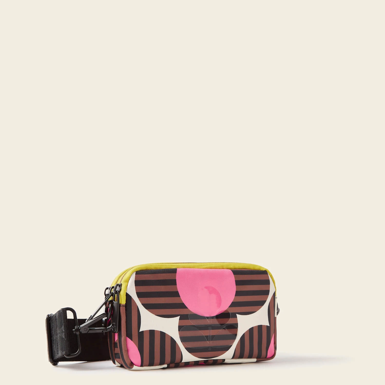 Tripod Crossbody - Striped Flower Azalea - Image 3