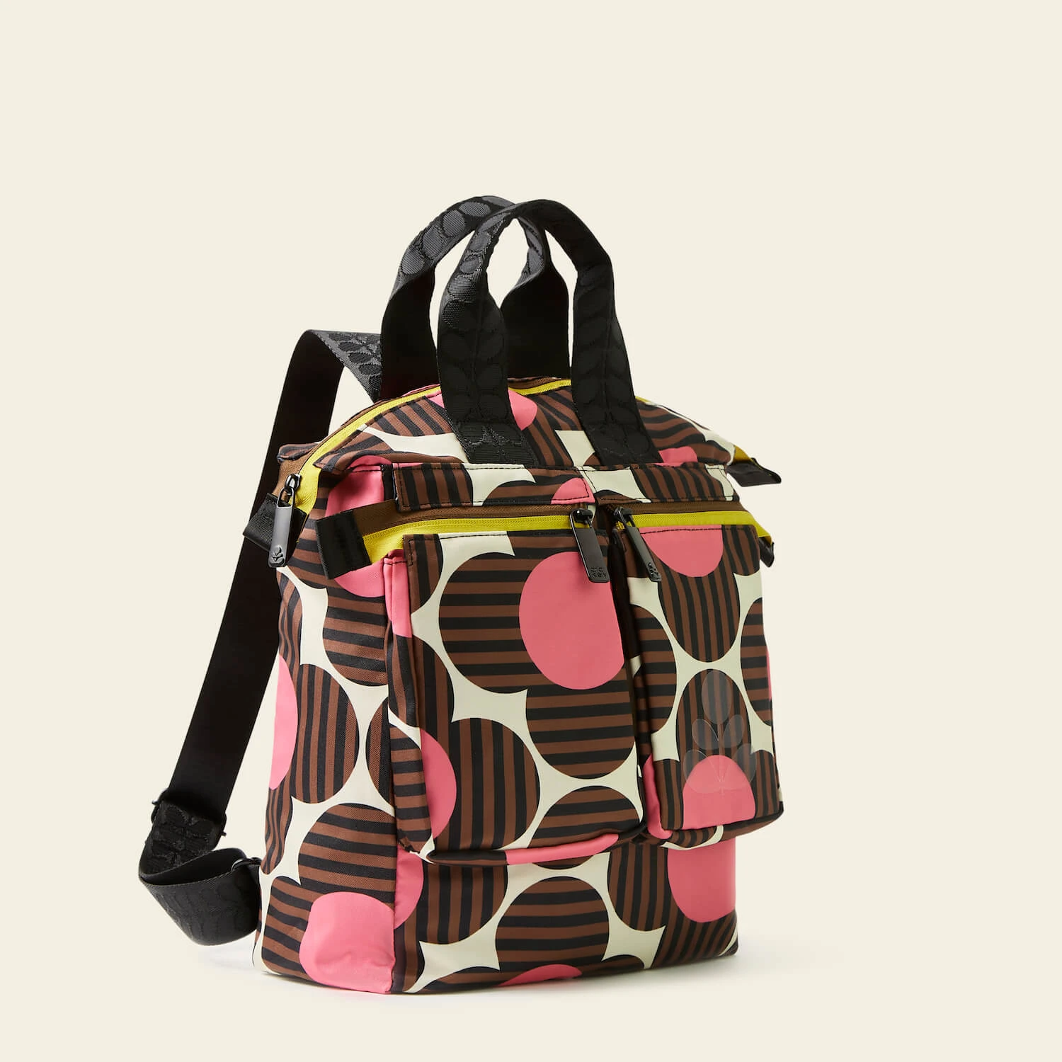Axis Medium Backpack - Striped Flower Azalea - Image 3