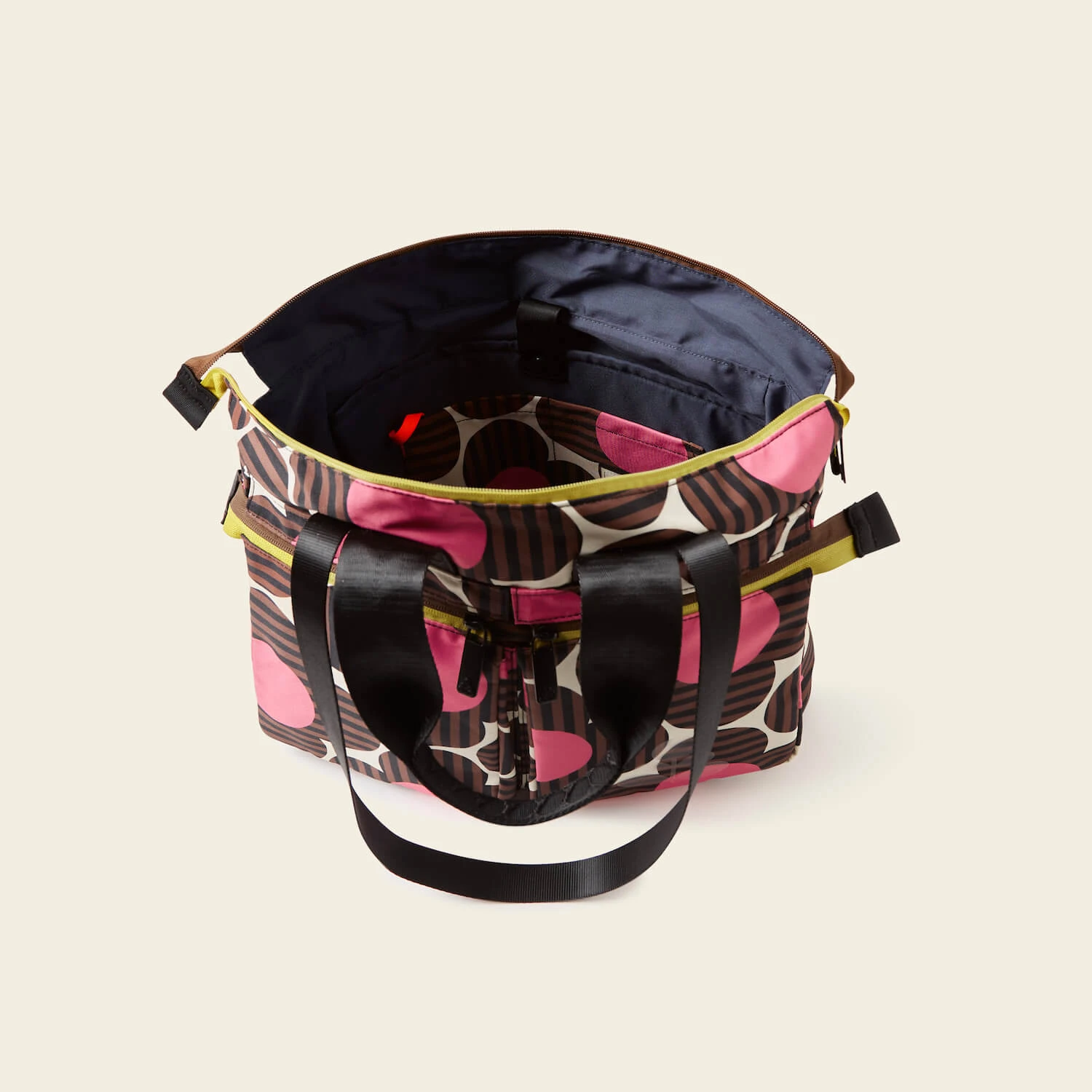 Axis Tote - Striped Flower Azalea - Image 5