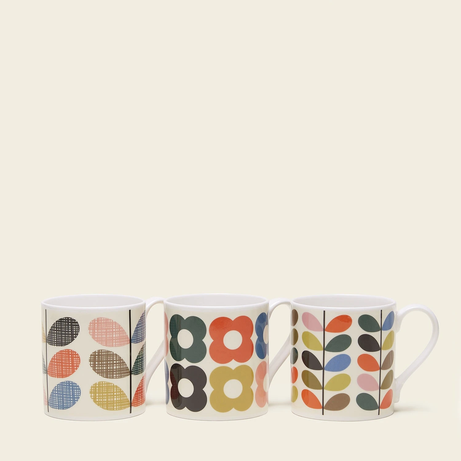 Standard Mug Set Of 3 - Modern Classic Stem - Image 2