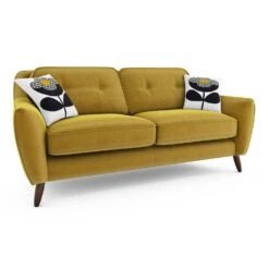 Orla Kiely Laurel Large Velvet Sofa