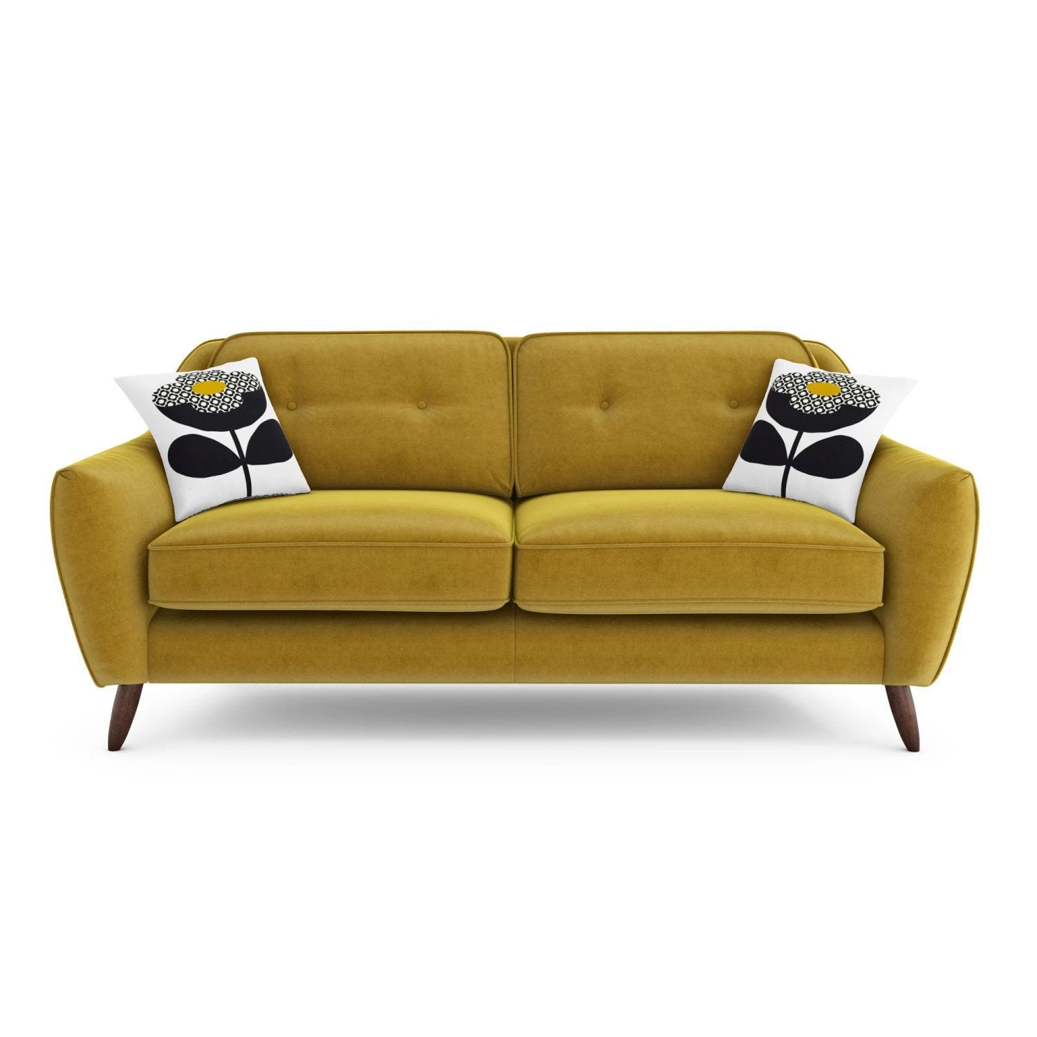 Orla Kiely Laurel Large Velvet Sofa - Image 4
