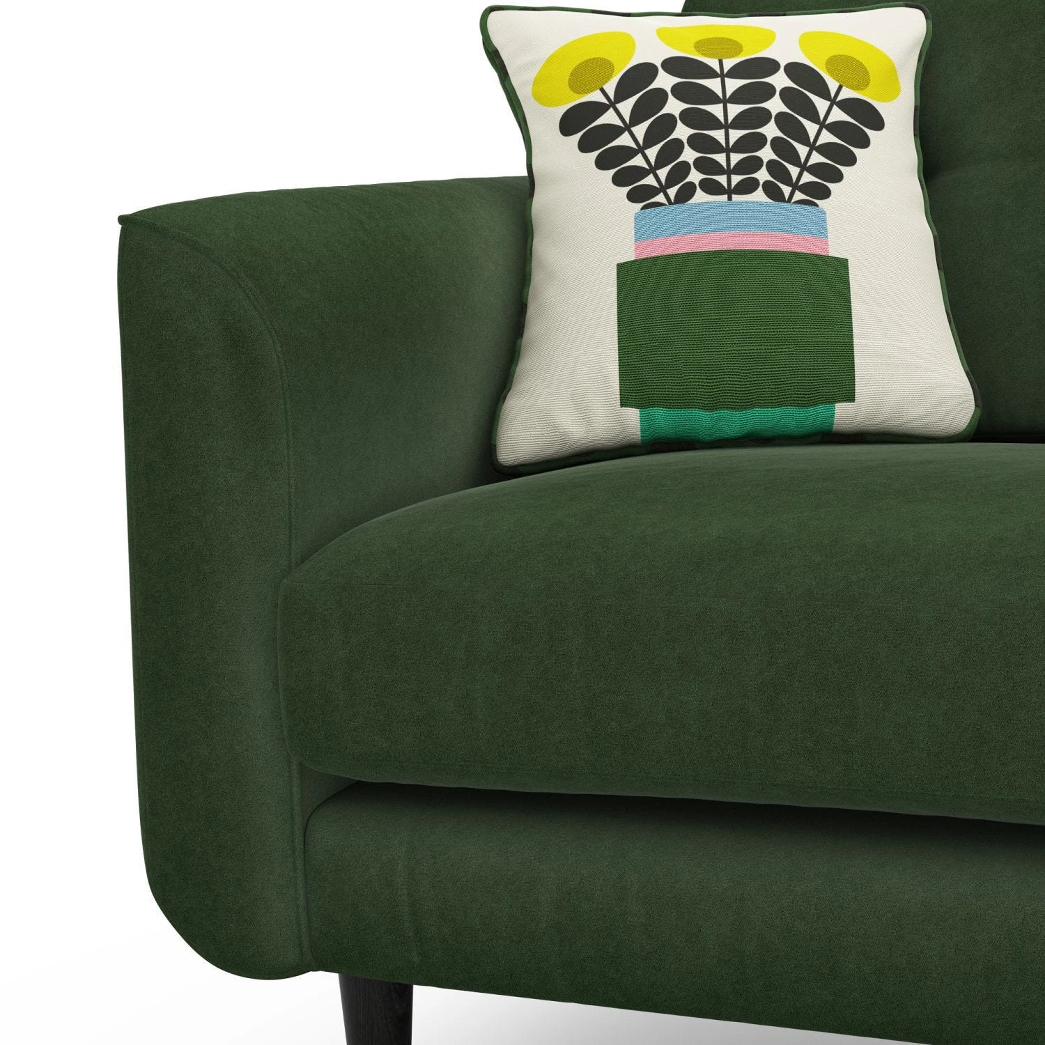 Orla Kiely Linden Small Velvet Sofa - Image 3