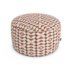 Orla Kiely Conway Fabric Pattern Large Footstool