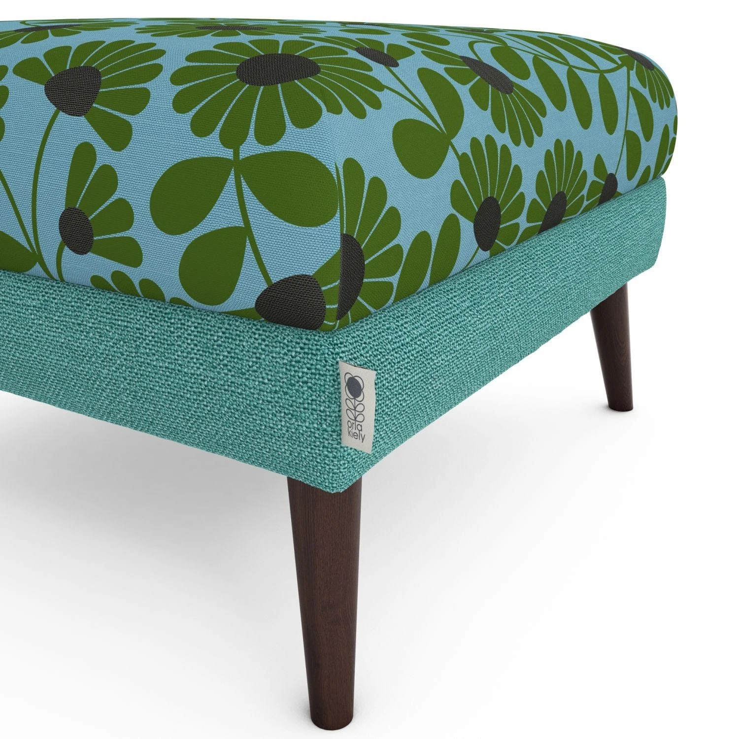 Orla Kiely Flynn Fabric Footstool - Image 2