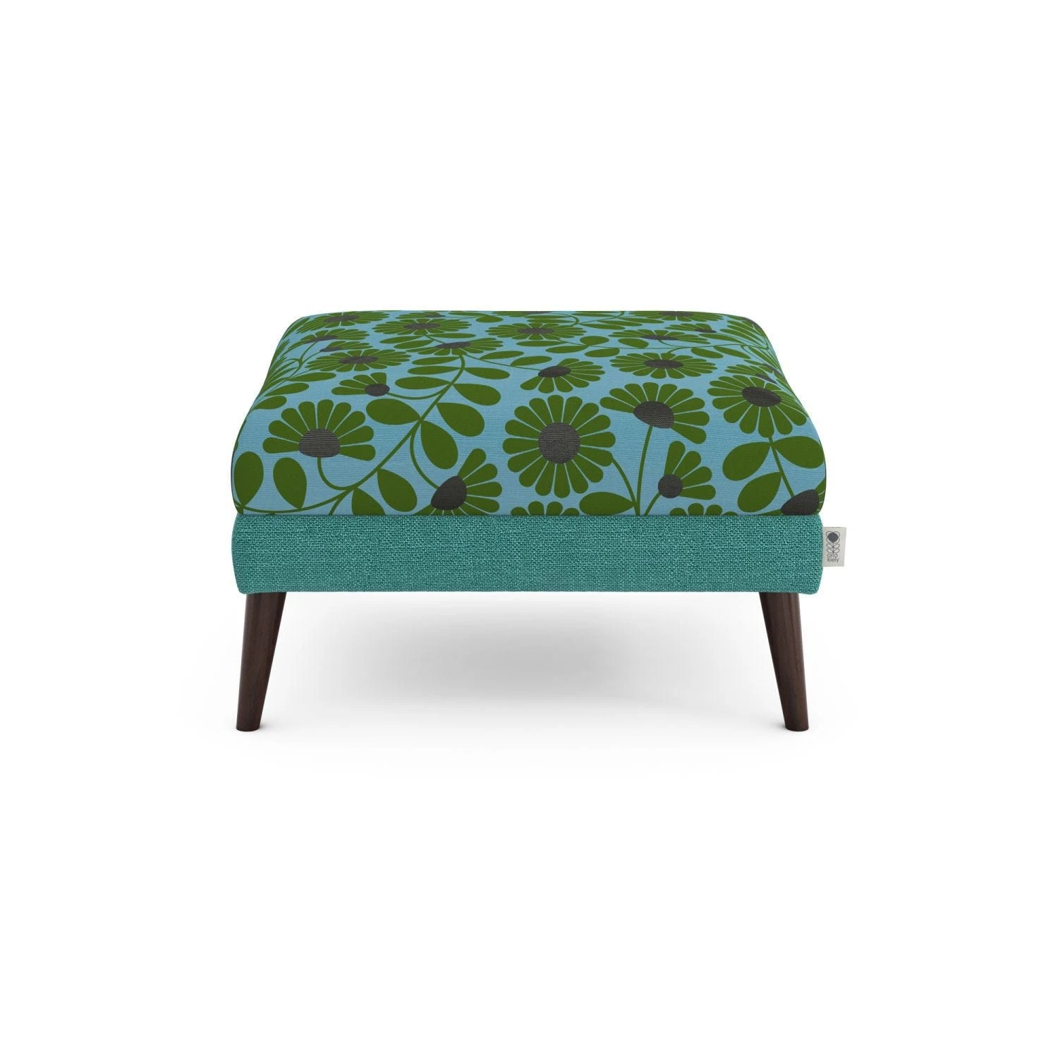 Orla Kiely Flynn Fabric Footstool - Image 3