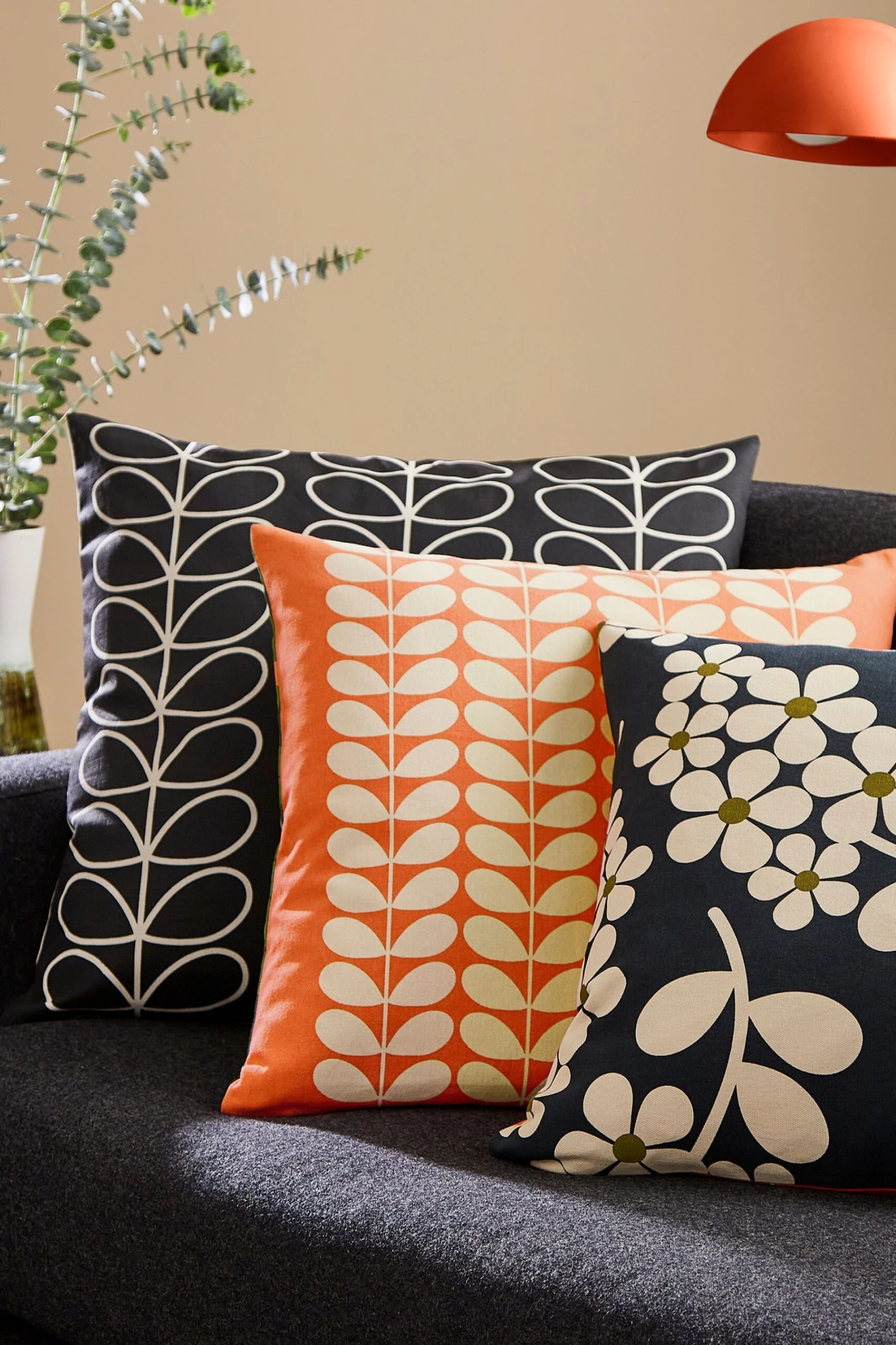 Orla Kiely Small Linear Stem Cushion