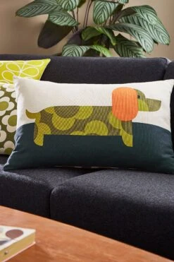 Orla Kiely Daschund Cushion