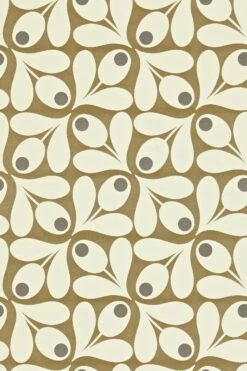 Orla Kiely Acorn Spot Wallpaper Sample