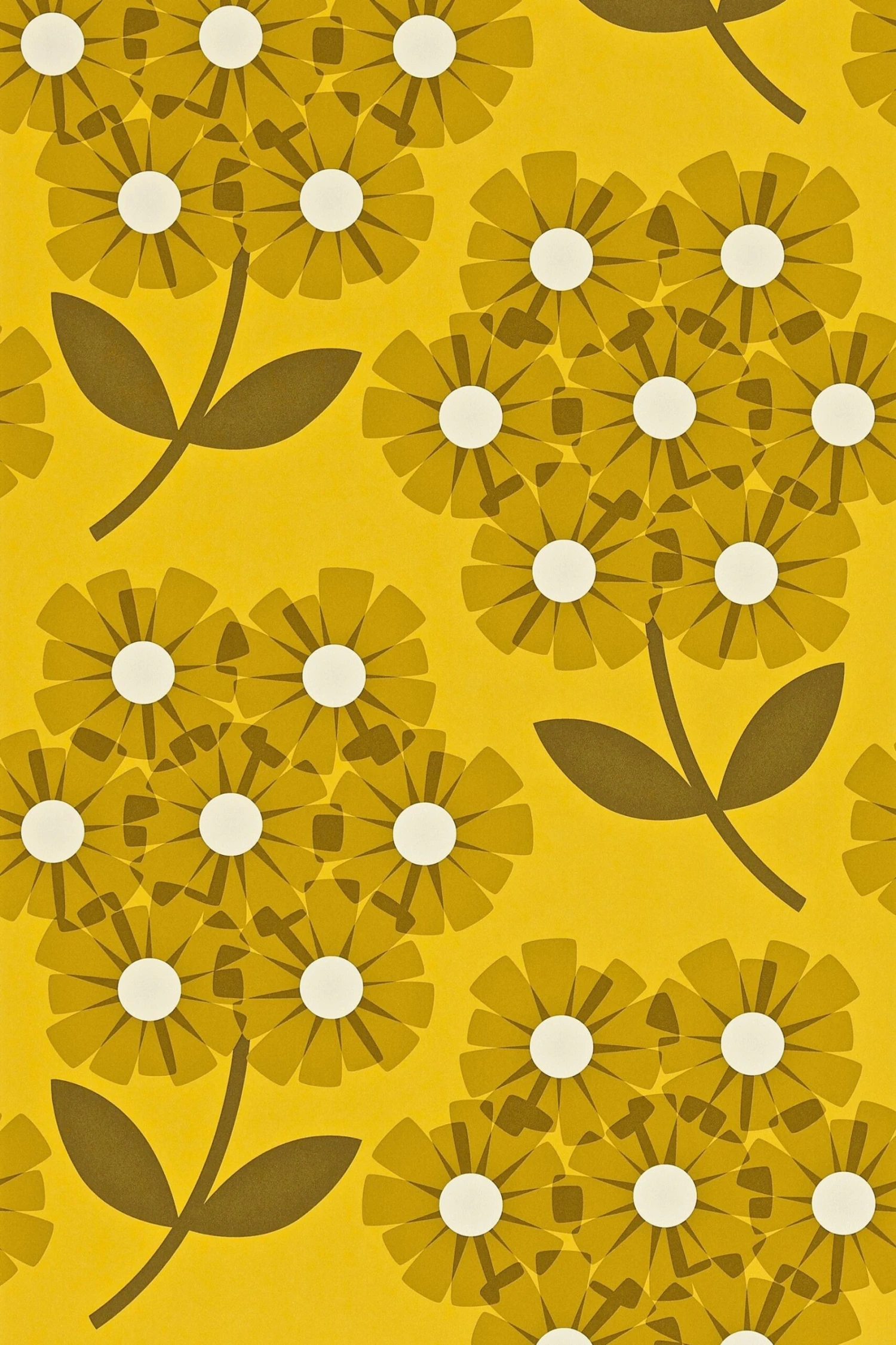 Orla Kiely Giant Rhodedendron Wallpaper