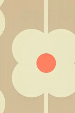 Orla Kiely Giant Abacus Flower Wallpaper