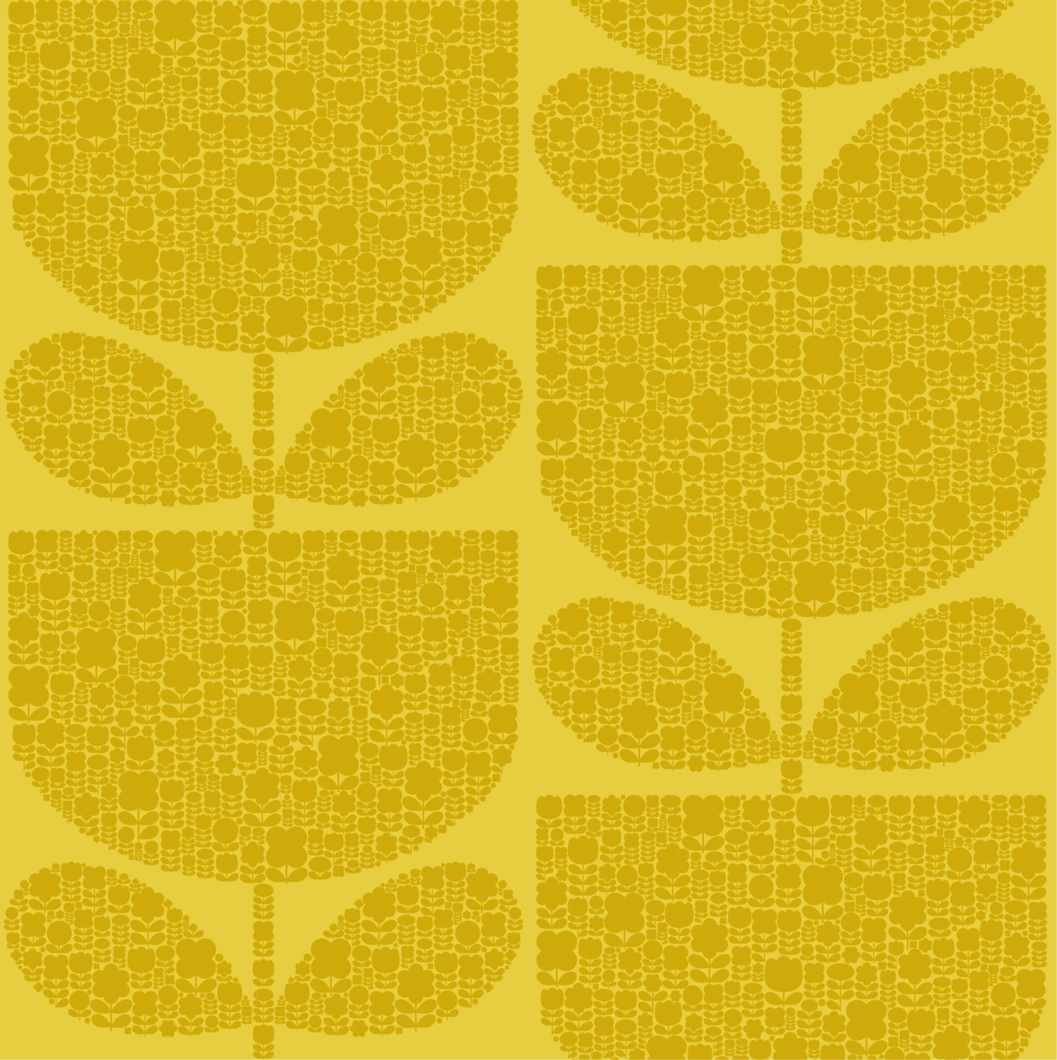 Block Garden Wallpaper - 70cm X 10m - Image 2