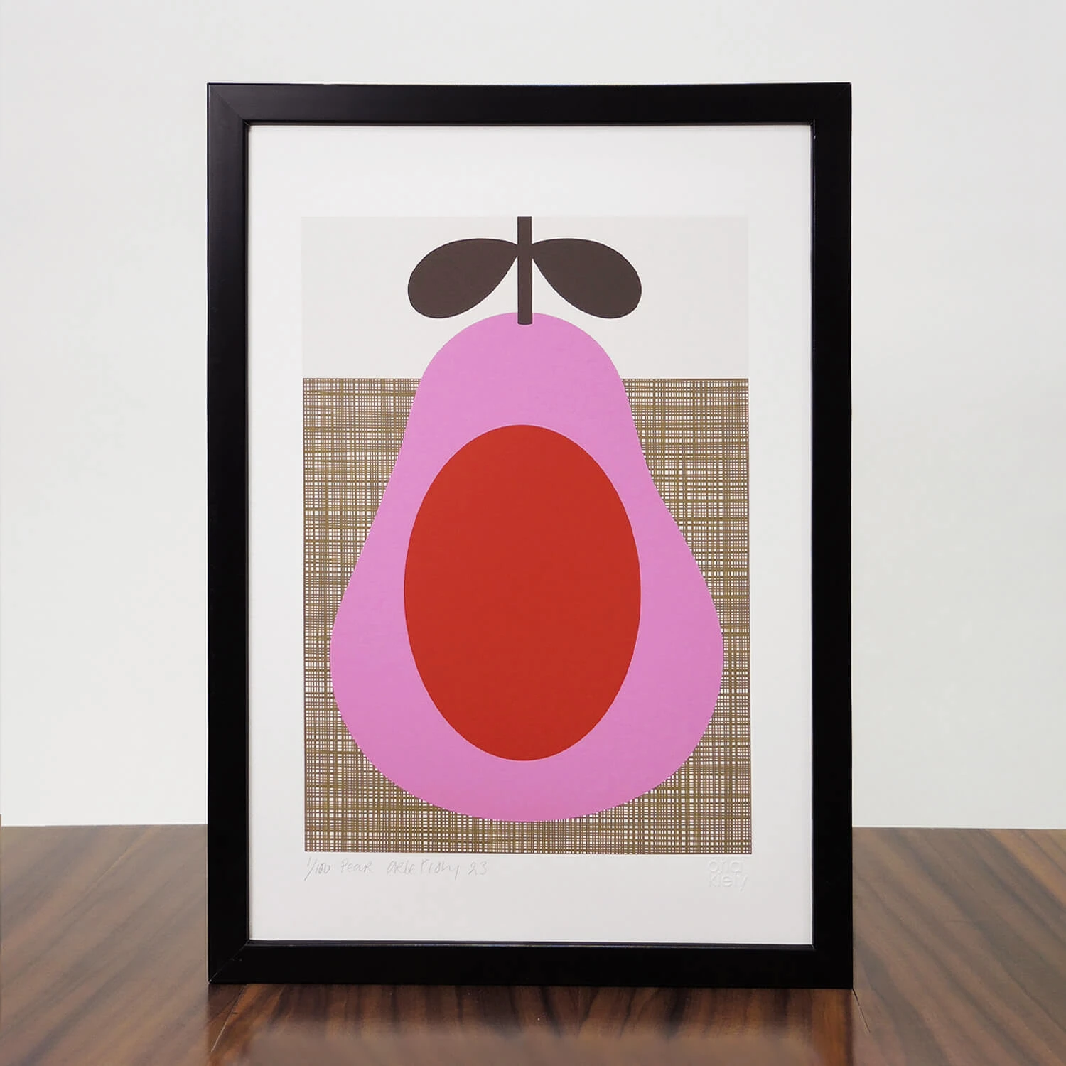 Screen Printed Artwork - Pear